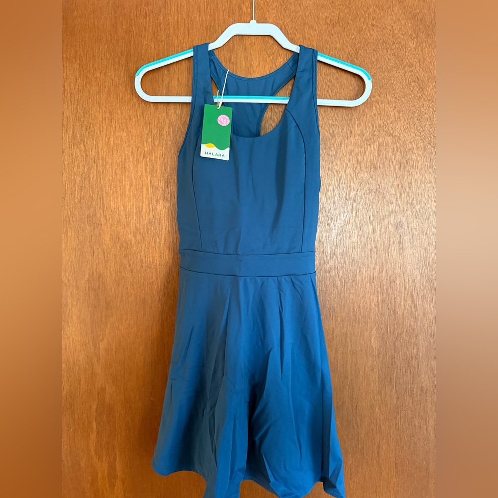 HALARA Light Blue Dress